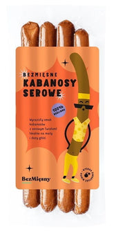 Salchichas de queso vegano Kabanos 160 g CARNE SIN CARNE
